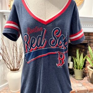 Boston Red Sox V-Neck T-Shirt. Women’s size S